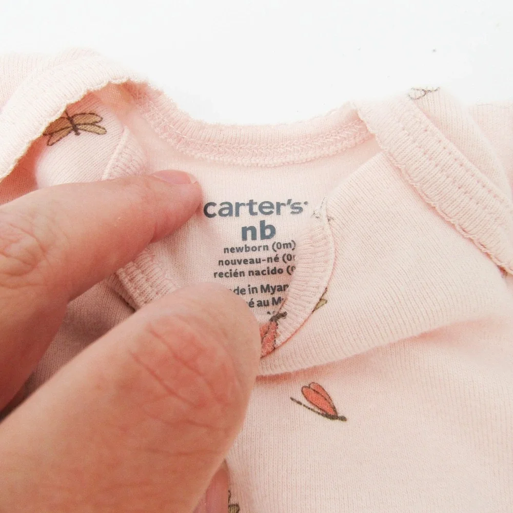 Carter's Cloud Island Gerber 0-6 months Baby Girl Clothing Lot Bodysuits 27 pcs